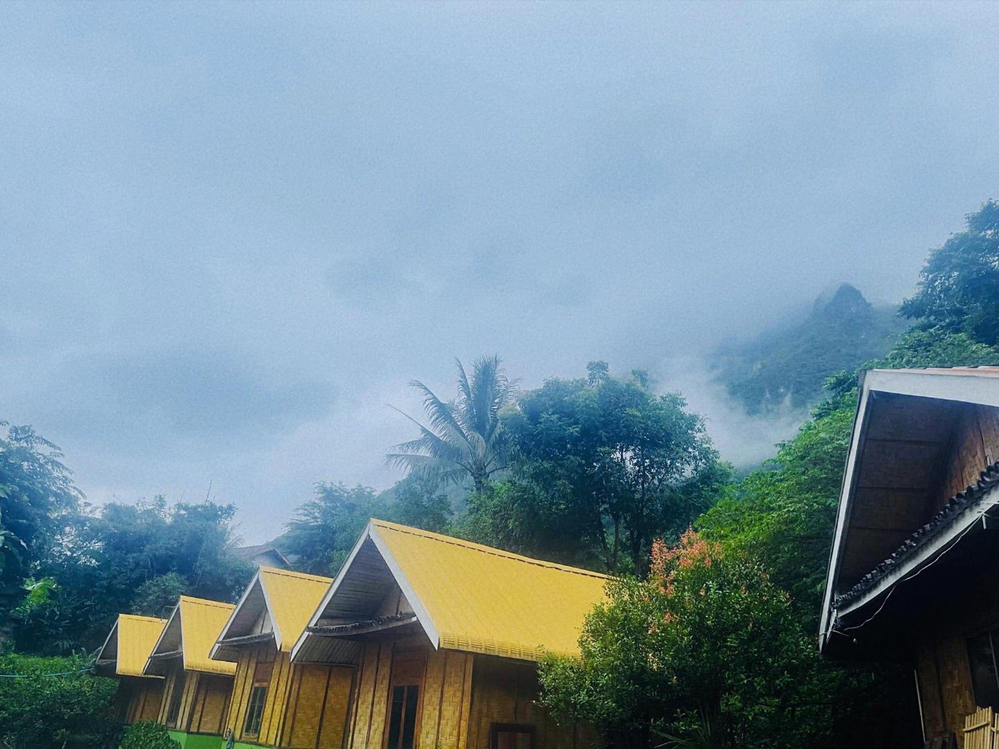 مبيت وإفطار Nong Khiaw Ing Ing Mountain View المظهر الخارجي الصورة
