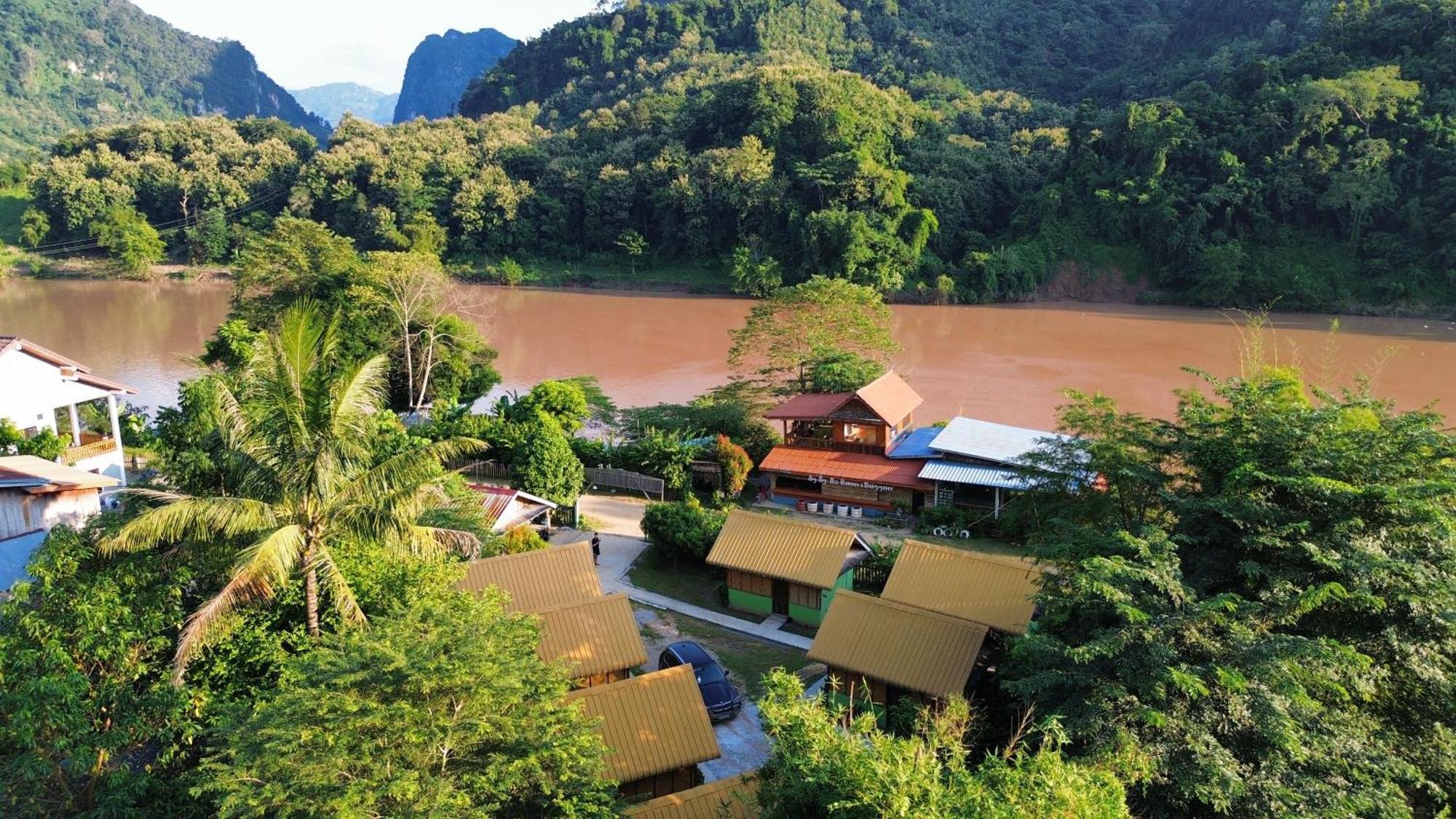 مبيت وإفطار Nong Khiaw Ing Ing Mountain View المظهر الخارجي الصورة